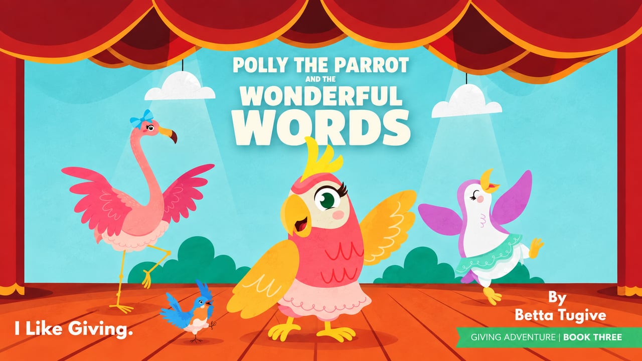 Video thumbnail for Polly the Parrot & The Wonderful Words | Book Animation