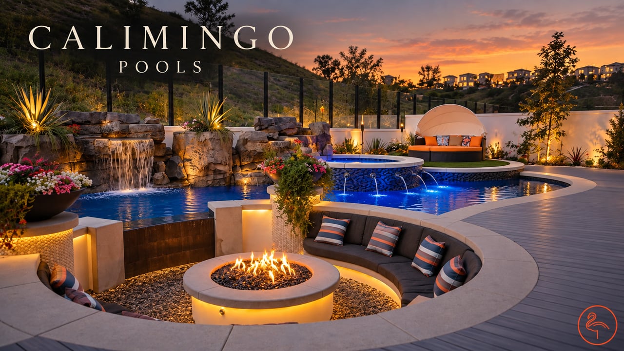 Video thumbnail for Calimingo Pools | Backyard Pool Design Showcase